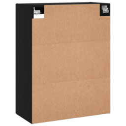 Berkfield Wall Mounted Cabinet Black 69.5X34X90 Cm - thumbnail 9