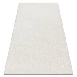 RugsX Carpet Buenos 7001 Shaggy Plain, Single Color White  80X150 Cm - thumbnail 4