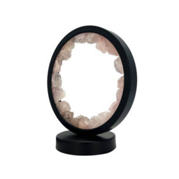 Cello Gleneagles Circle Earth Led Natural Crystal Lamp Rose Quartz Natural Healing Stone Dimmable Led - thumbnail 7