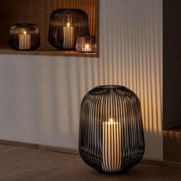 Blomus Lito Lantern Candle Holder S - Burned Metal - thumbnail 5