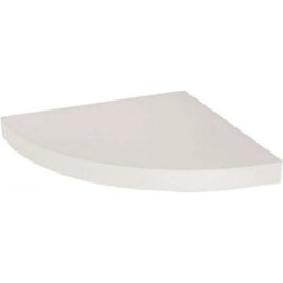 Display High Gloss Wall Mounted Corner Sh0Elf Floating Storage Decoration Shelves Cream - thumbnail 1