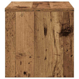 Berkfield Bedside Cabinet 2 Pcs Old Wood 40 X 40 X 30 Cm Engineered Wood - thumbnail 7