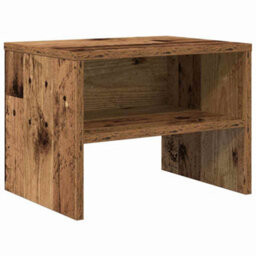 Berkfield Bedside Cabinet 2 Pcs Old Wood 40 X 40 X 30 Cm Engineered Wood - thumbnail 5