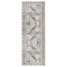 Bedlooms Coastal Cashmere Rug 80X150Cm, Modern Area Rug, Anti Slip, Stain Resistant, Corridor & Hallway Runner - thumbnail 1