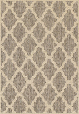 Grey Brown Rug, Easy To Clean Rug, Geometric Modern Rug, Stain-Resistant Rug For Livingroom, & Diningroom-160Cm X 225Cm
