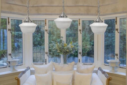 Frith Nickel Opaque Schoolhouse Stairwell Pendant Light - Se Home - thumbnail 3
