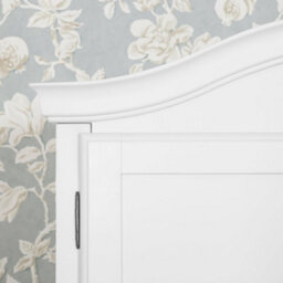 Statement Furniture Romance Double Wardrobe French Style With Crystal Handles - True White - thumbnail 4
