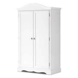 Statement Furniture Romance Double Wardrobe French Style With Crystal Handles - True White - thumbnail 5