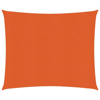 Berkfield Sunshade Sail 160 G/m2 Orange 2X2.5 M Hdpe - image 1