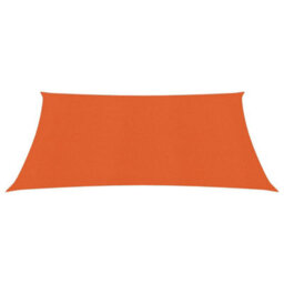 Berkfield Sunshade Sail 160 G/m2 Orange 2X2.5 M Hdpe - thumbnail 2