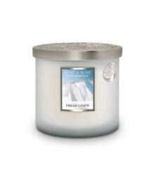 Heart and Home Heart & Home Fresh Linen  Twin Wick Ellipse Soy Candle - 40 Hours Burn - thumbnail 3