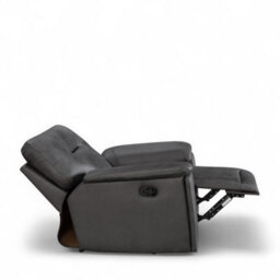 Faux Leather Grey Murcia Manual Recliner Chair - thumbnail 7