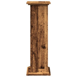 Walplus Display Stand With Storage Old Wood 31X30X90 Cm Engineered Wood - thumbnail 7