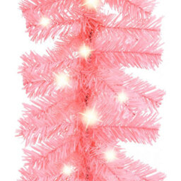 Walplus Christmas Garland With Led Lights 10 M Pink - thumbnail 6