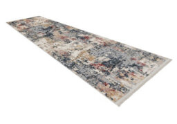 RugsX Distin 0123A Pink Powder White Modern Carpet, Runner - Abstraction, Vintage, 80X250 Cm - thumbnail 1