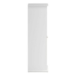Wyld Haus Osaka Farmhouse 3-Door White Wooden Wardrobe - thumbnail 6