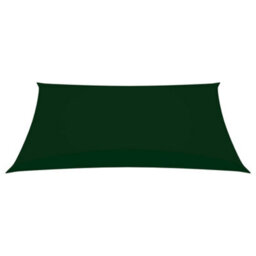 Berkfield Sunshade Sail Oxford Fabric Rectangular 4X6 M Dark Green - thumbnail 2