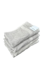 Regal 100% Cotton Face Cloth 4 Pack Grey - thumbnail 1