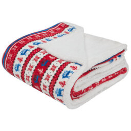 Beliani  Blanket Reka 200 X 220 Cm Red