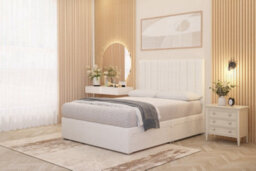 Somnior Beds Somnior Alexas Divan Bed Set With Midnight Pocket Sprung Mattress And Headboard White Plush - thumbnail 4