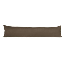 Lancashire Textiles Hollowfibre Filling (85 X 20Cm) Brown Suede Door Draught Excluder
