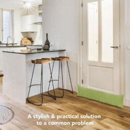 Lancashire Textiles Hollowfibre Filling (85 X 20Cm) Brown Suede Door Draught Excluder - thumbnail 5