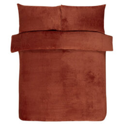 Smart Living Luxury Super Soft & Reversible Waffle Teddy Fleece Duvet Cover With Pillowcase - thumbnail 3