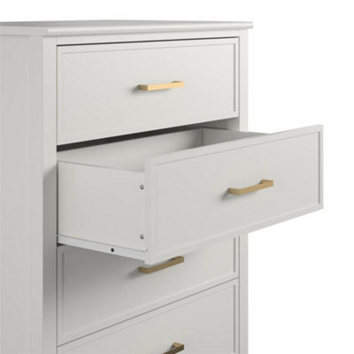 westerleigh dresser grey Dorel Home Westerleigh 4 Drawer Dresser Graphite Grey by B&Q