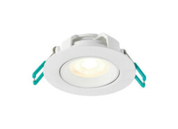Sylvania Sylspot Neos Led Recessed Spotlight 4.8W 400 Lumens Ip44/20 White - Pack Of 10 - thumbnail 4