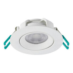 Sylvania Sylspot Neos Led Recessed Spotlight 4.8W 400 Lumens Ip44/20 White - Pack Of 10 - thumbnail 1