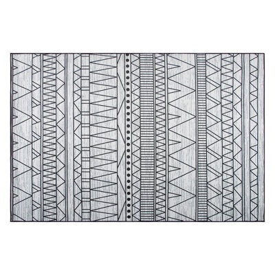 Beliani Rug Keban Black 140 X 200 Cm - image 1