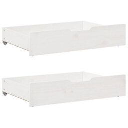 Berkfield Daybed With Trundle And Drawers Without Mattress White 90X190 Cm Single - thumbnail 6