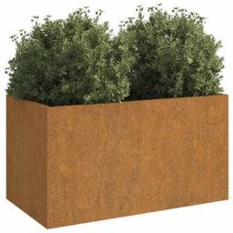 Berkfield Planter 62X30X29 Cm Corten Steel - thumbnail 3