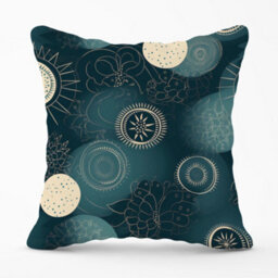 Warren Reed Designer Blue Moon And Sun Cushions 45Cm X 45Cm - thumbnail 1