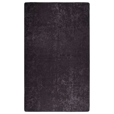 Berkfield Rug Washable 120X180 Cm Anthracite Anti Slip