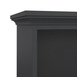 Furniture To Go Paris 4 Shelves Tall Bookcase In Matt Grey - thumbnail 8