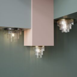 GoodHome Asuia Gloss Metal & Plastic Chrome Silver Effect Ceiling Light - thumbnail 3