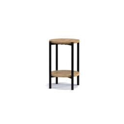 Arte Sigma D Coffee Side Table In Oak Artisan - Compact Elegance For Modern Spaces - W440mm X H610mm X D440mm