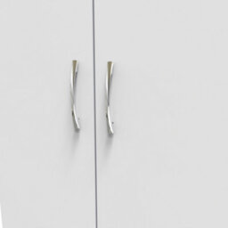 Hampshire Triple 4 Drawer Wardrobe In White Matt (Ready Assembled) - thumbnail 4