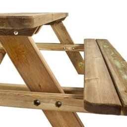 Cerland Matisse 6 Seater Wooden Picnic Table 6Ft - Pressure Treated - thumbnail 5