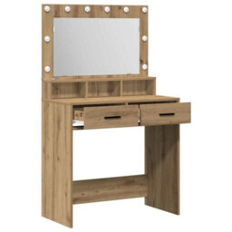 Walplus Dressing Table Artisan Oak 79 X 41 X 135 Cm Engineered Wood - thumbnail 4