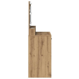 Walplus Dressing Table Artisan Oak 79 X 41 X 135 Cm Engineered Wood - thumbnail 6