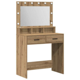 Walplus Dressing Table Artisan Oak 79 X 41 X 135 Cm Engineered Wood - thumbnail 2
