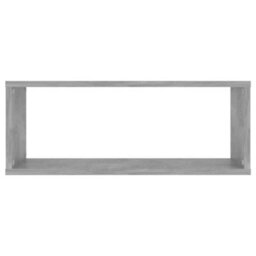 Berkfield Wall Cube Shelf 6 Pcs Concrete Grey 60X15X23 Cm Engineered Wood - thumbnail 5