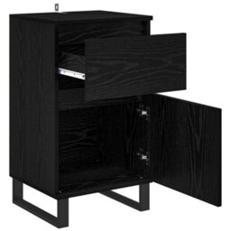 Walplus Sideboard With Drawer Black Oak 35 X 40 X 70 Cm Engineered Wood - thumbnail 5