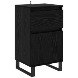 Walplus Sideboard With Drawer Black Oak 35 X 40 X 70 Cm Engineered Wood - thumbnail 2