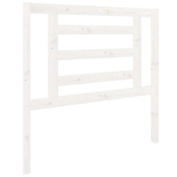 Walplus Bed Headboard White 96X4X100 Cm Solid Wood Pine - thumbnail 2