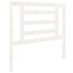 Walplus Bed Headboard White 96X4X100 Cm Solid Wood Pine - thumbnail 3