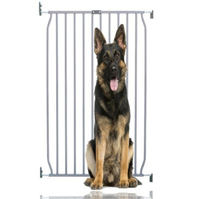 Bettacare Extra Tall Eco Screw Fit Pet Gate, Grey, 70Cm - 80Cm, Extra Tall Gate 100Cm In Height, Screw Fitted Dog Gate - image 1