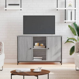 Berkfield Tv Cabinet Grey Sonoma 100X35X65 Cm Engineered Wood - thumbnail 1